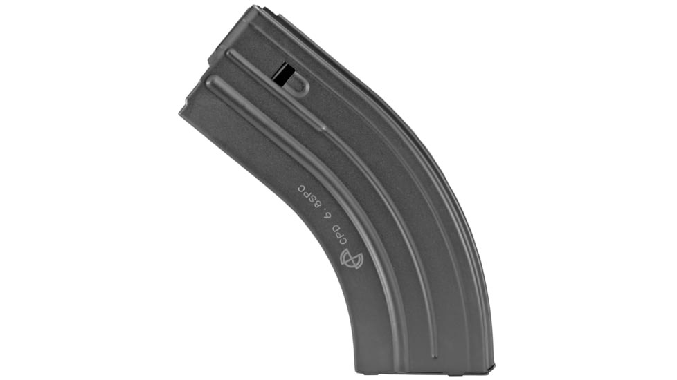 Duramag AR-15 6.8mm 28 Round SS Rifle Magazine, Black/Black, 2868041207CPD-28RD
