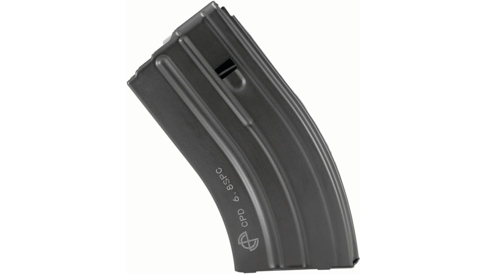Duramag AR-15 6.8 SPC 20 Round Rifle Magazine, Black/Black, 2068041207CPD-20RD