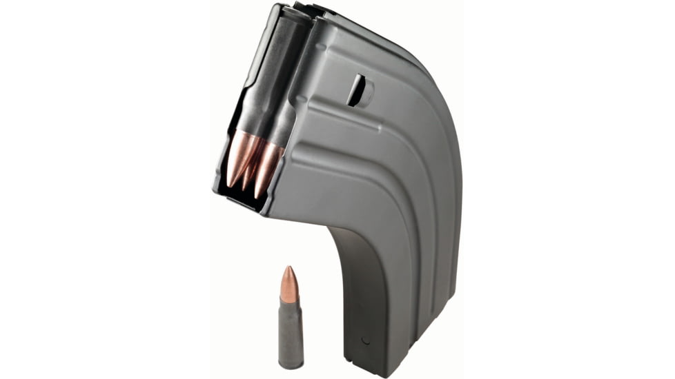 Duramag AR-15 7.62x39 30 Round SS Rifle Magazine, Black/Black, 3062041205CPD-30RD