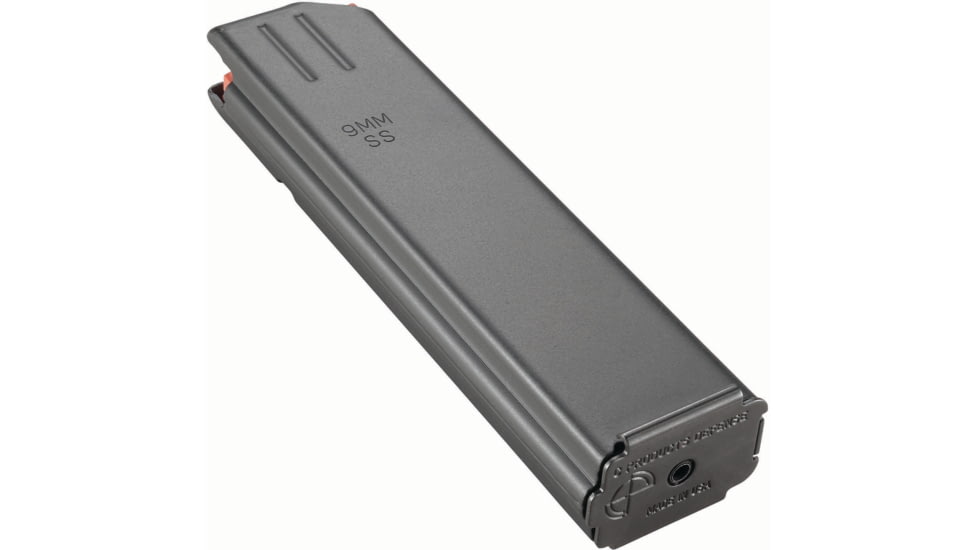 Duramag AR-15 9mm 20 Round Rifle Magazine, Black/Orange, 2009041178CPD-20RD