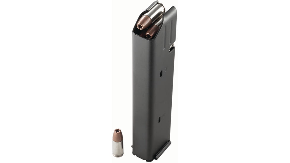 Duramag SS AR-15 Rifle Magazine, 9mm Luger, 20 Round, Black/Orange, 1 Pack, Stainless Steel, 2009041178CPD-20RD