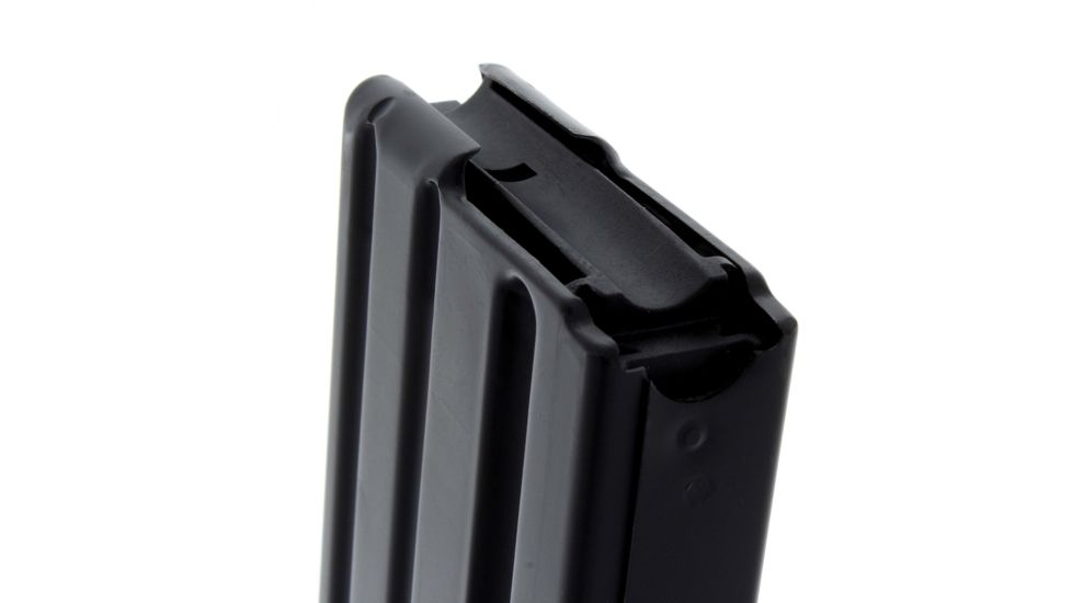 Duramag Stainless Steel Magazine, SS Spring CPD Plate, .450 Bushmaster, 5RD, Matte, Black/Black, 5X45041175CPD-5RD