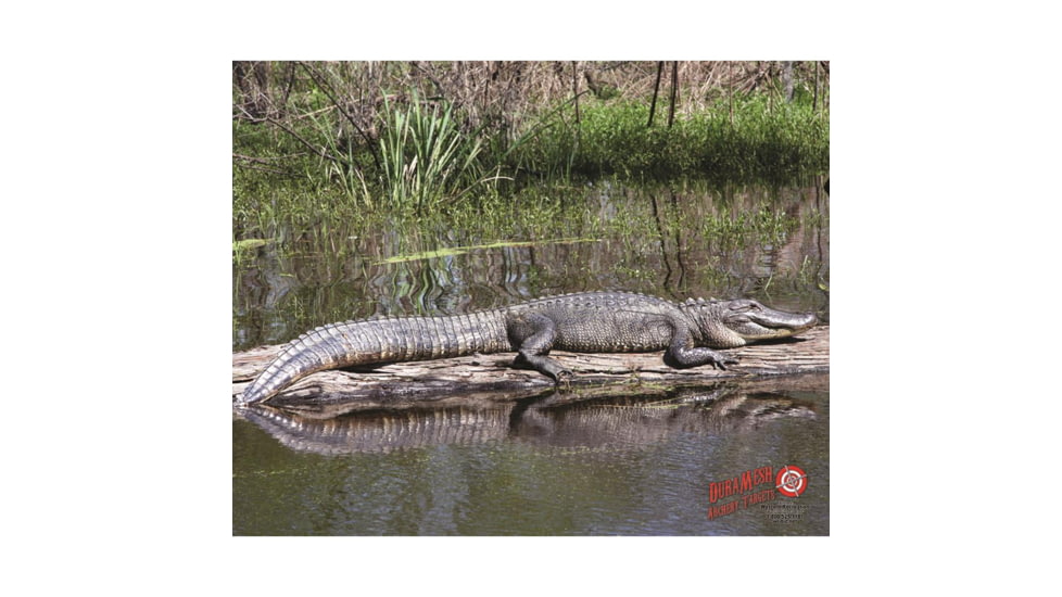 DuraMesh Archery Target Alligator, 25 in. x 32 in., Grey 1001418