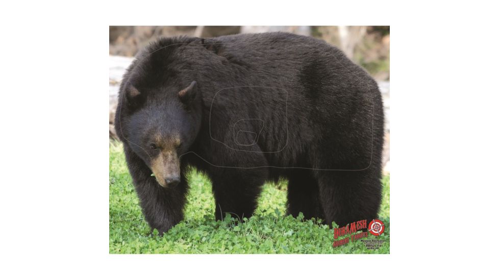 DuraMesh Archery Target, Black Bear 25 in. x 32 in. DM202