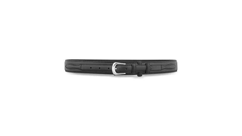 1-3/8" Black Leather Career Ranger Belt