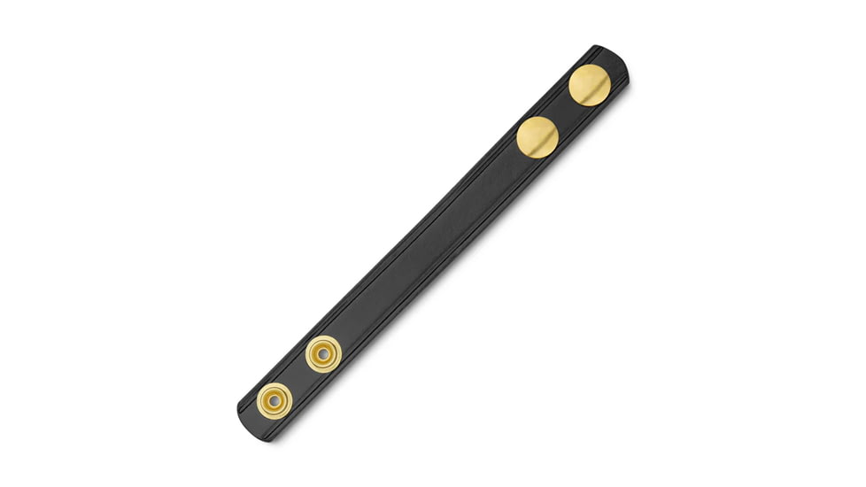 DutyMan 2in High-Gloss Leather Belt Keeper, Gold, 2231G