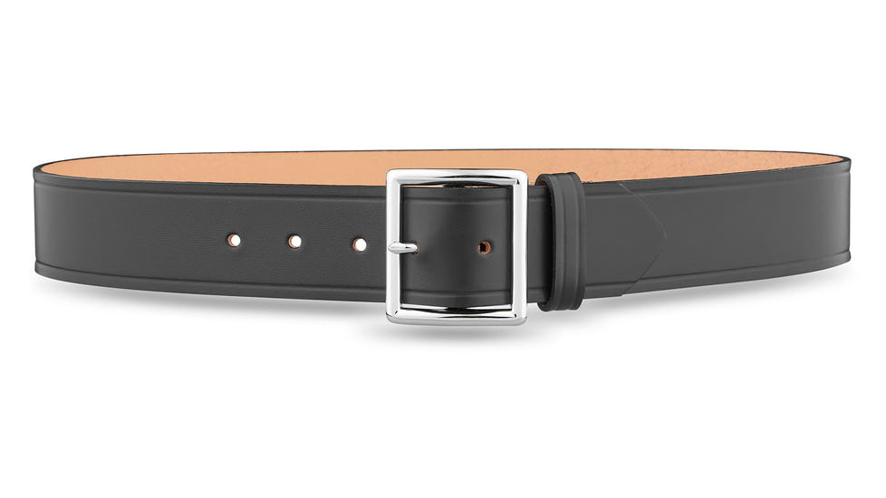 DutyMan 1-3/4inch Plain Leather Garrison Belt With Nickel Buckle DTY-1611-36-9031