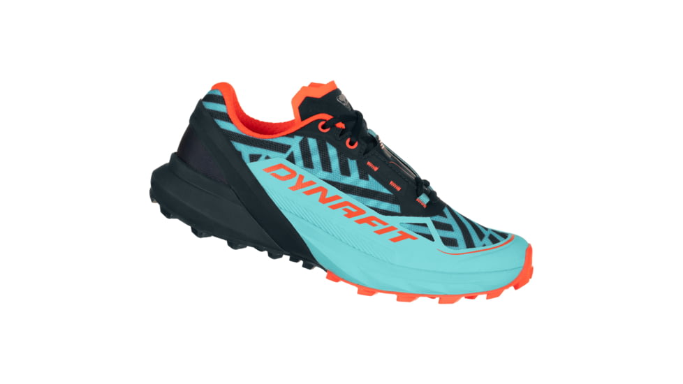 Dynafit Ultra 50 Graphic Trail Running Shoes - Womens, Blueberry/Fluo Coral, 7, 08-0000064083-3019-7