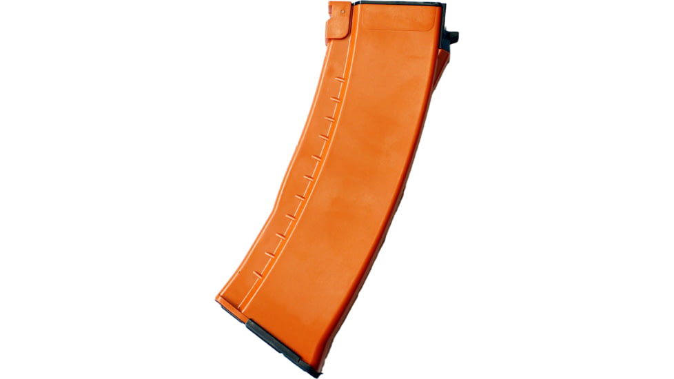 E&amp;L Manufacturing 74N Mid-Cap, 120 Rounds, Rifle Magazine, Bakelite, Orange Color, 120, EL-1102-04-B