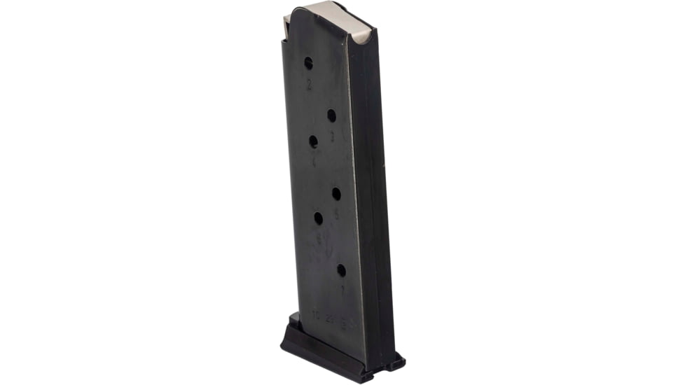 E-Lander Mags 1911 .45 ACP Pistol Magazine Base Plate Fit to Funnel, 7 Rouund, Black, F-99901910-7RD