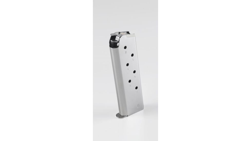 1911 Steel .45 7 rounds Magazine, Polymer Bottom, Black