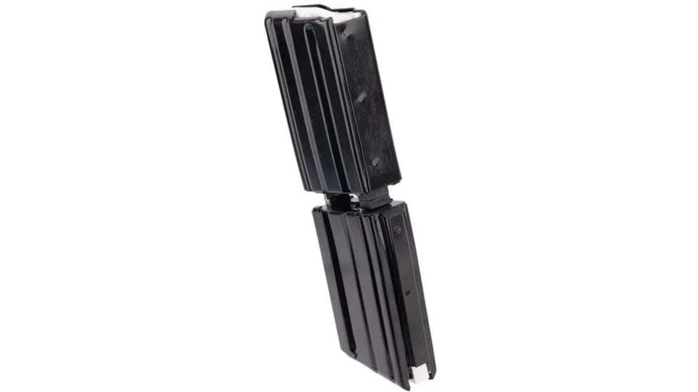 E-Lander Mags AR-15/M16 5.56 NATO Two Rifle Magazines Latched Together, 2x10 Round, Black, F-99933420-10RD