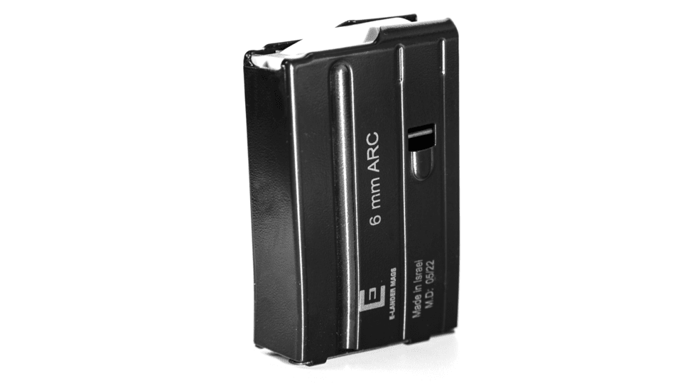E-Lander Mags AR-15/M16 6mm ARC Rifle Magazine, 10 Round, Black, 10 Round, F-99946300-10RD