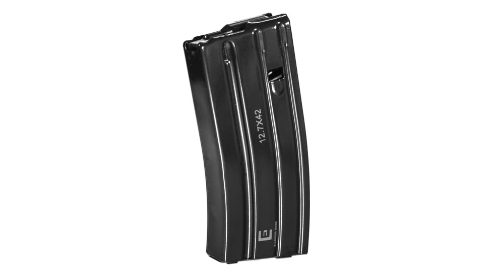 E-Lander Mags 12.7x42 Magazine, AR-15, .50 Beowulf, 7 Round, Black, F99946710-7RD