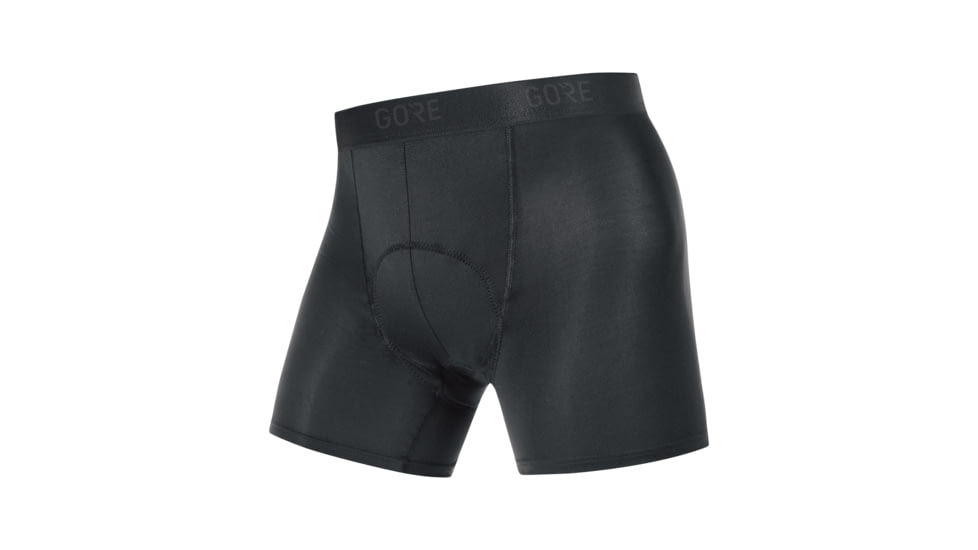 GOREWEAR Mens C3 Base Layer Boxer Shorts+ in Black XS Form fit 71C38E33, 100013-9900-S