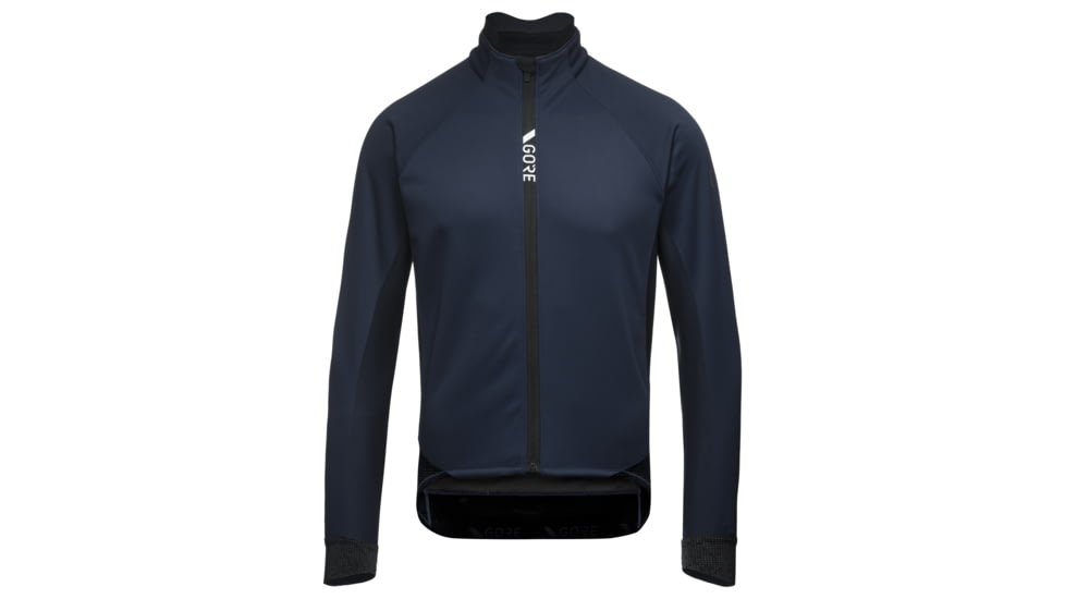 GOREWEAR Mens C5 GORE-TEX INFINIUMTM Thermo Cycling Jacket in Orbit Blue XS Slim fit Windproof 6BD97955, 100640-AU00-S