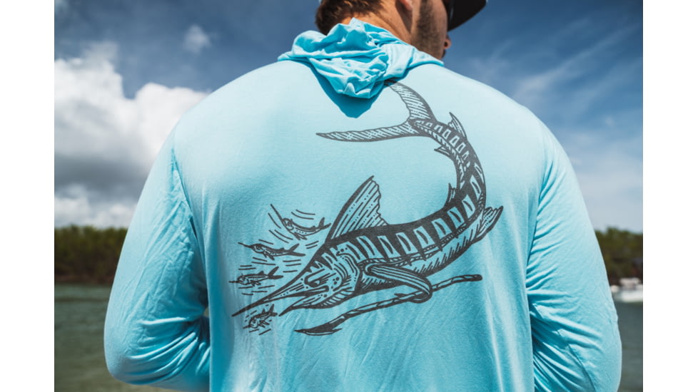 Bajio Sunglasses Marlin Performance Hoodie 44F45757, XXL, MARLINLSBPRF