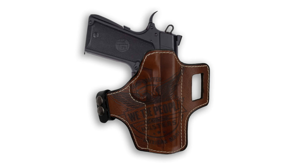 We the People Holsters Kimber 1911 4 No Rail Only Independence Leather Owb Holster 0ECC5389, 6813818552418