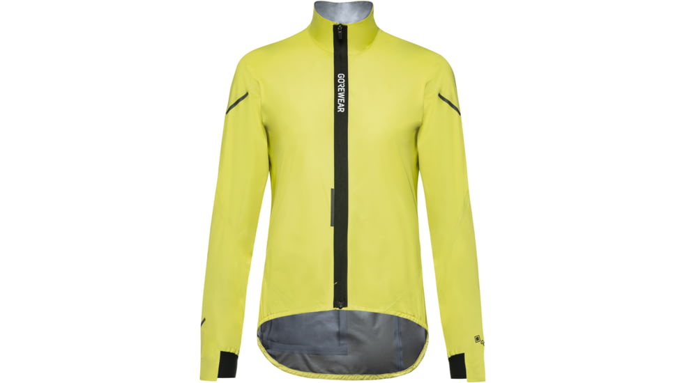 GOREWEAR Spinshift GORE-TEX Cycling Jacket Womens in Lime Yellow XL 16-18 Slim fit Waterproof 545C6976, 101065-CB00-44