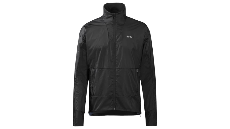 GOREWEAR Drive Running Jacket Mens in Black XL Slim fit Windproof 904131D0, 100843-9900-XXL