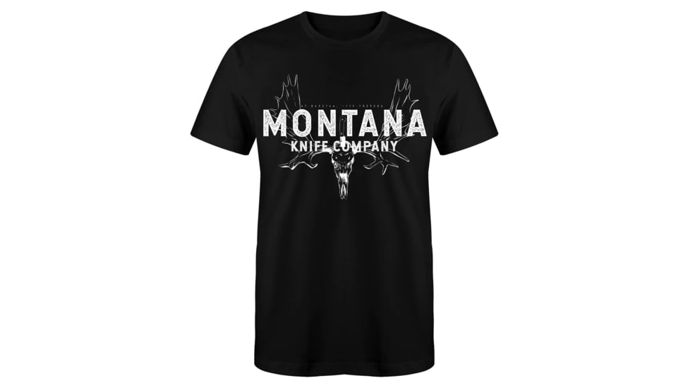 Montana Knife Company MKC Moose Skull Tee - Men's, Black, Extra Large, MKC-000161