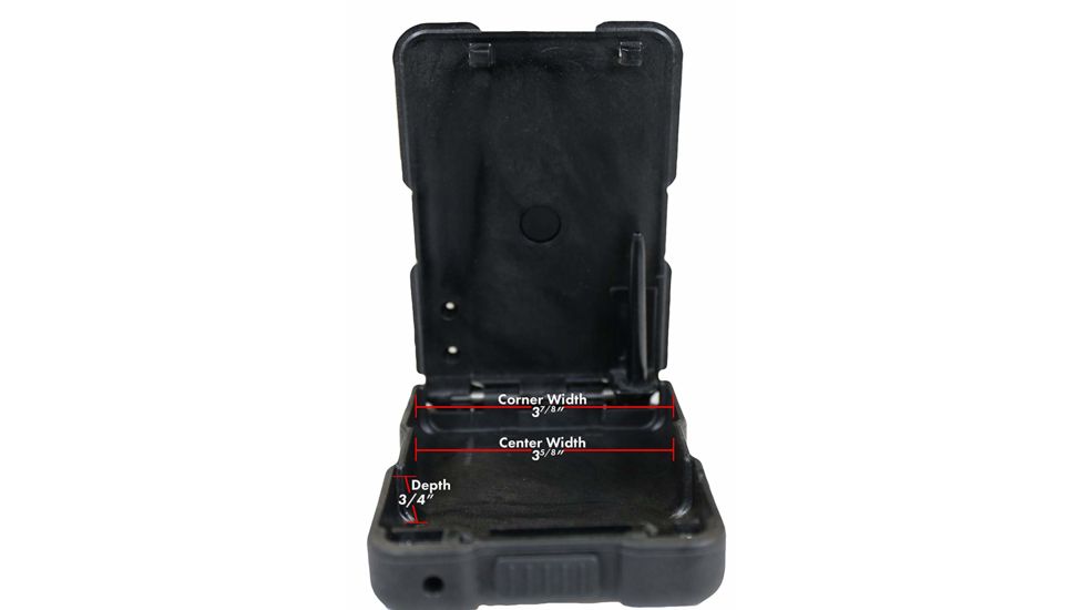 EAA ABDO Basic Car Safe, Fits Compact Pistols, Black, 999789
