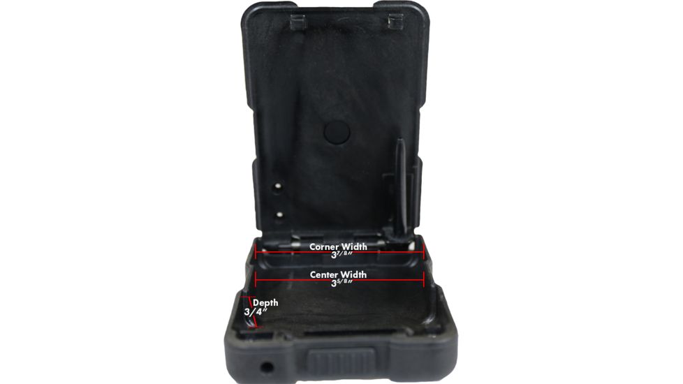 EAA ABDO Basic Portable Safe, Fits Most Super Compact 380ACP/32ACP Pistols, Black, ABDO1-BASIC, EDEMO1