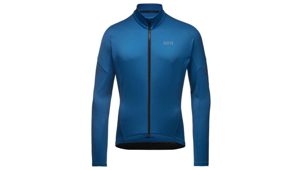 GOREWEAR Mens C3 Thermo Cycling Jersey in Sphere Blue XS Slim fit B8FED769, 100647-AZ00-S