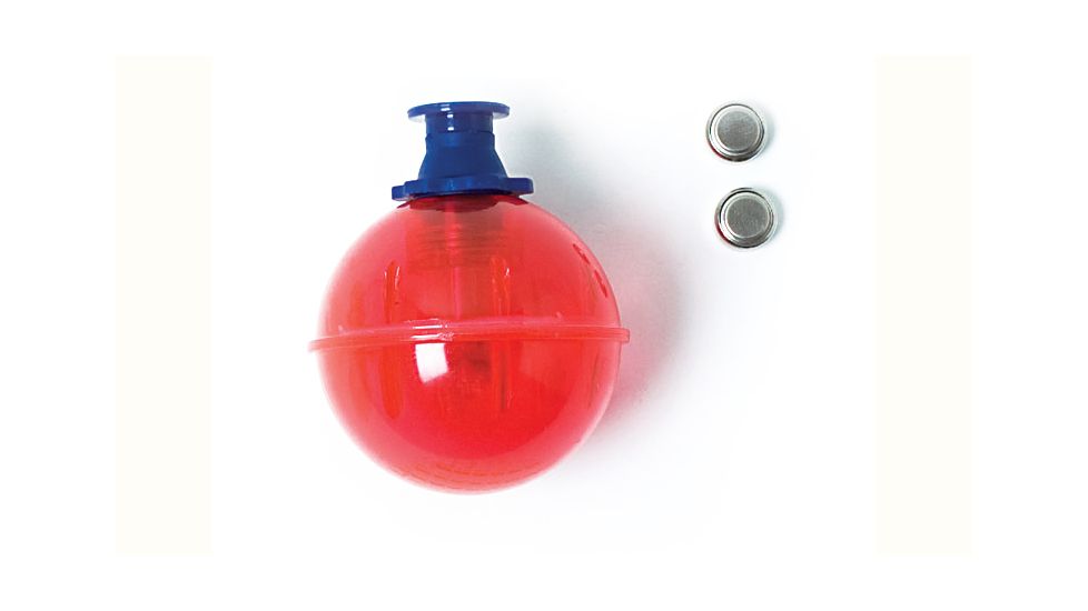 Eagle Claw 1-3/4in Red Round Lighted Bobber w/ Batteries FLITERD-134