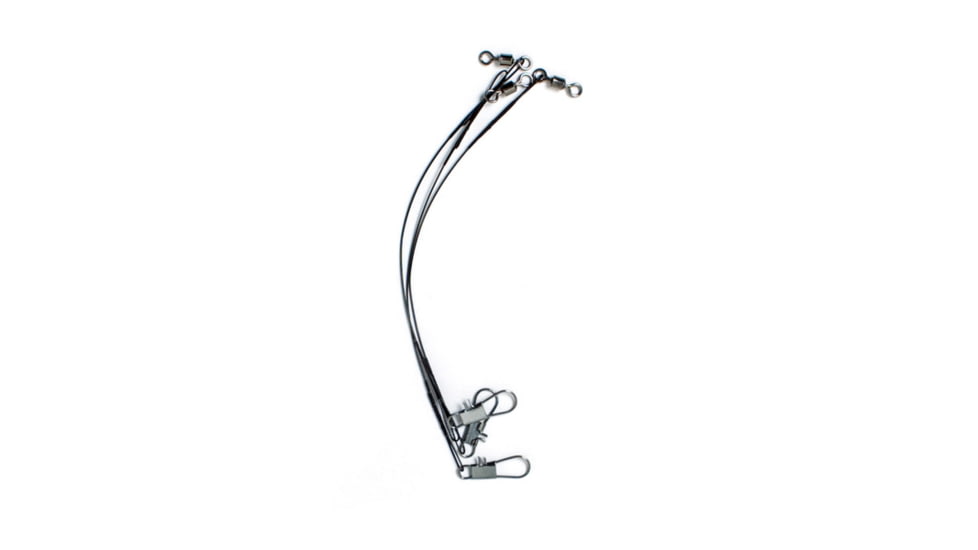 Eagle Claw 12in Black Heavy Duty Wire Leader,60lb 08012-013