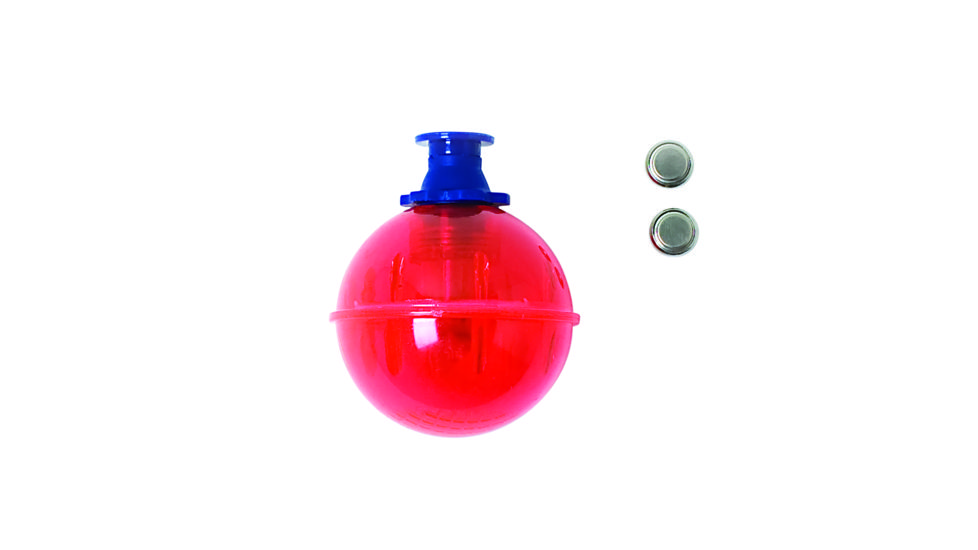 Eagle Claw 2in Red Round Lighted Bobber w/ Batteries FLITERD-2
