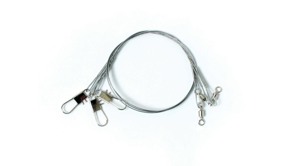 Eagle Claw 9in Clear/Bright Heavy Duty Wire Leader,30lb 08013-003