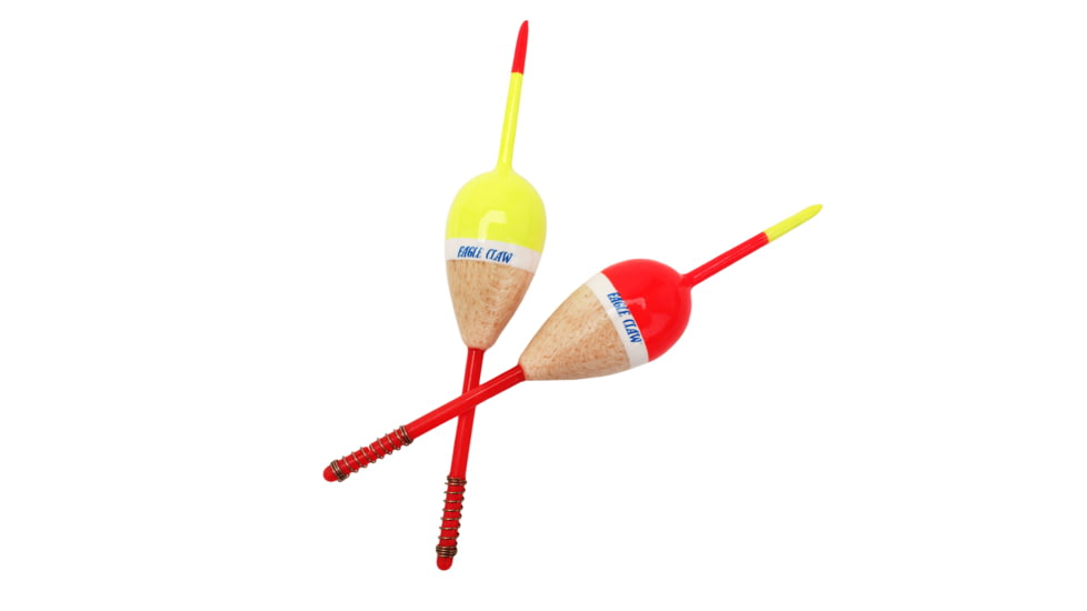 Eagle Claw Balsa Float,3/4in Oval 6in Stick Fixed EC583W