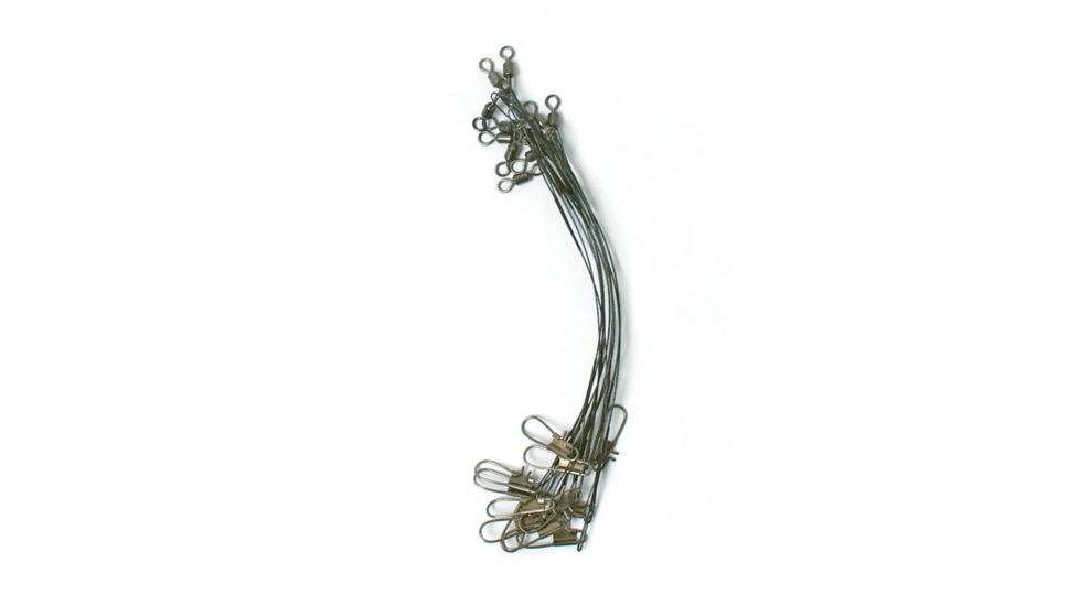 Eagle Claw Black/Bright Wire Leader Board Refill,9in,30lb BEL930BL
