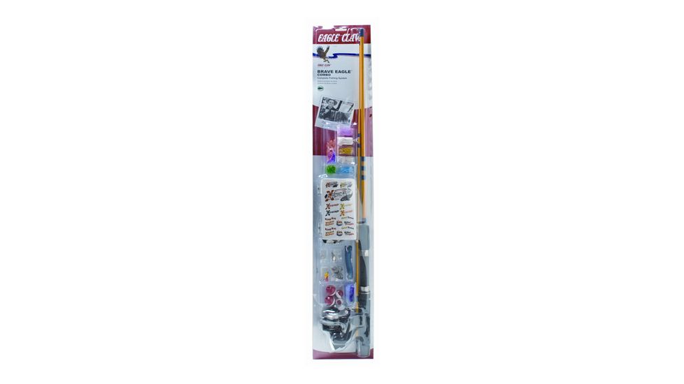 Eagle Claw Brave Eagle Packaged Spin Combo 5ft 2pc Med 643634