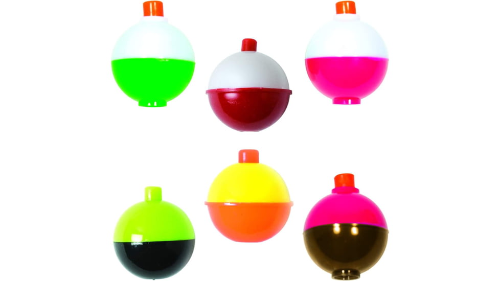 Eagle Claw Colored Snap On Float Assortment,1in FSASSTCL-1