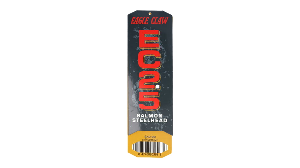 Eagle Claw Ec2.5 Salmon/Steelhead, Medium-Heavy, Moderate, 2 Piece, Spinning Rod, 86, ECPSS86MHM2