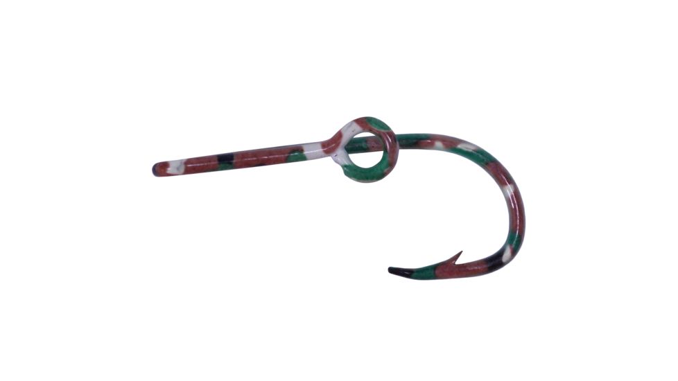 Eagle Claw Hat Hook Tie Clasp on Clip Strip,Camo 155A-CAMO