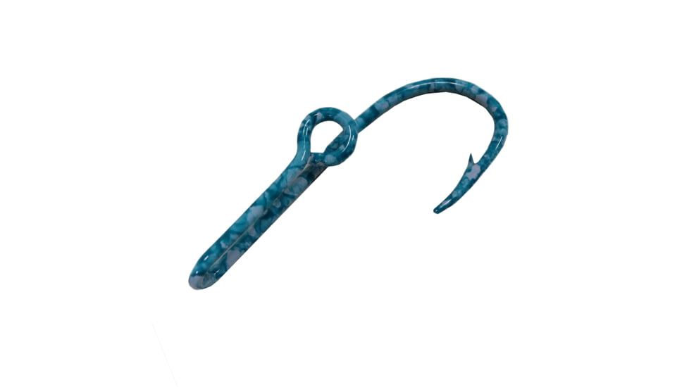 Eagle Claw Hat Hook Tie Clasp on Clip Strip,Flats Blue 155FBAQS