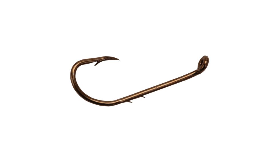 Eagle Claw Lake and Stream Baitholder Hook,Bronze,Size 1 12010-001