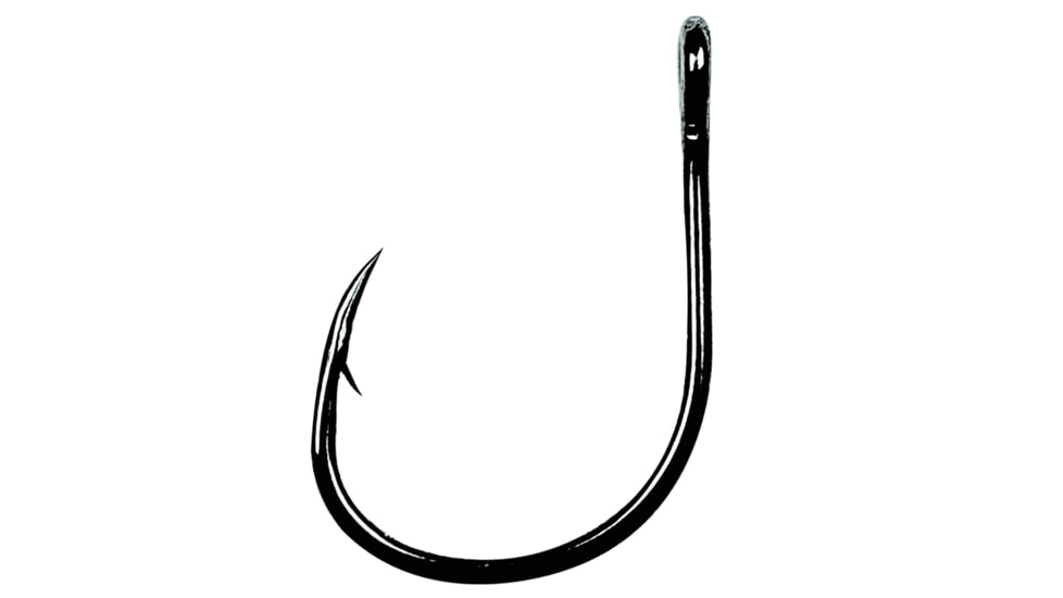 Eagle Claw Lazer Light Wire Live Bait Hook, Needle Point, Black, Size 2, 25 per Pack, L7PUH-2