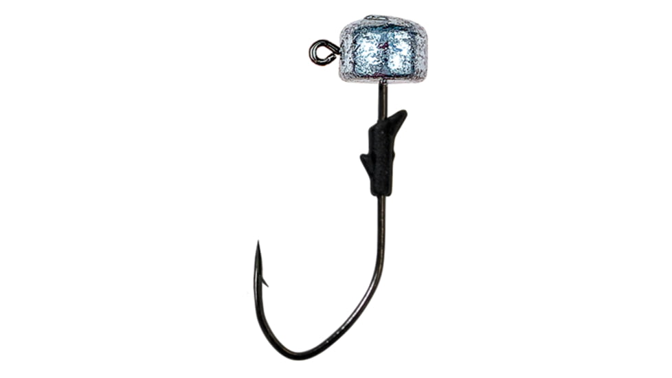 Eagle Claw Lazer Sharp Pro-V Finesse Jig, Unpainted, 3/16oz, 5 per Pack, LNJ316