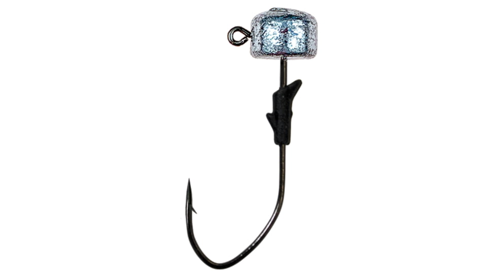 Eagle Claw Lazer Sharp Pro-V Finesse Jig, Upainted, 1/16oz, 5 per Pack, LNJ116