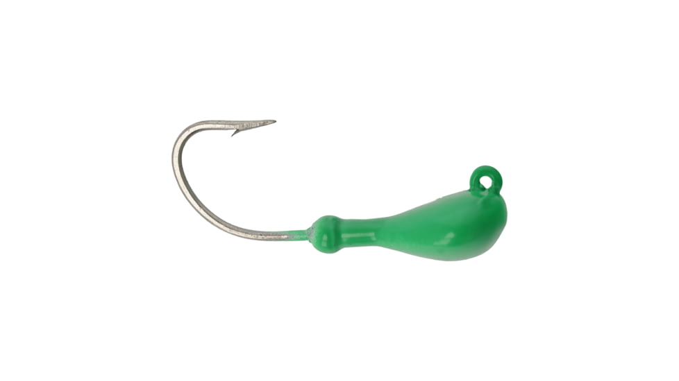 Eagle Claw Lazer Sharp Sparkie Jig, Green, 3/8oz, 5 per Pack, LSSWS38G