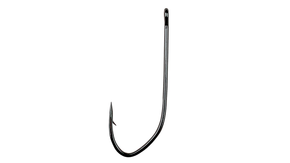 Eagle Claw Lazer Sharp Pro-V Spinner Bait Hook, Platinum Black, Size 5/0, 100 per Pack, L608VP-5/0