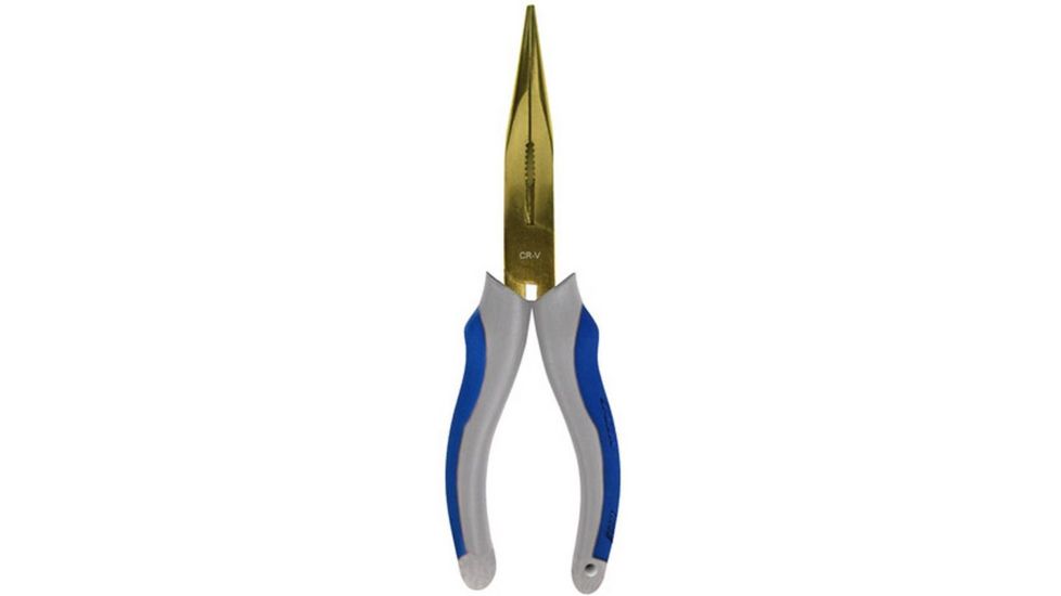 Eagle Claw Long Nose Pliers,Titanium Gold,8in TLLNT-8