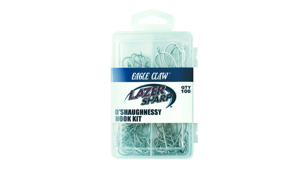 Eagle Claw OShaughnessy Hook Kit,Assortment,Sea Guard ECOSHA3