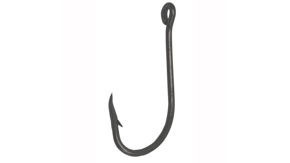 Eagle Claw Plain Shank Hook,Offset,Ringed Eye,Stainless Steel,50-Box Hooks 090SSF-7/0