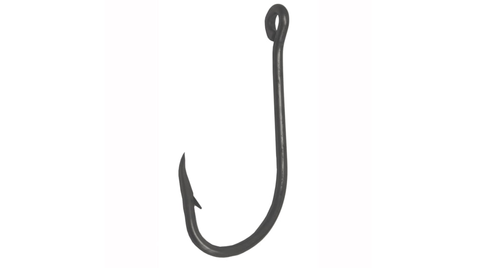 Eagle Claw Plain Shank Hook,Offset,Ringed Eye,Stainless Steel,50-Box Hooks 090SSF-9/0
