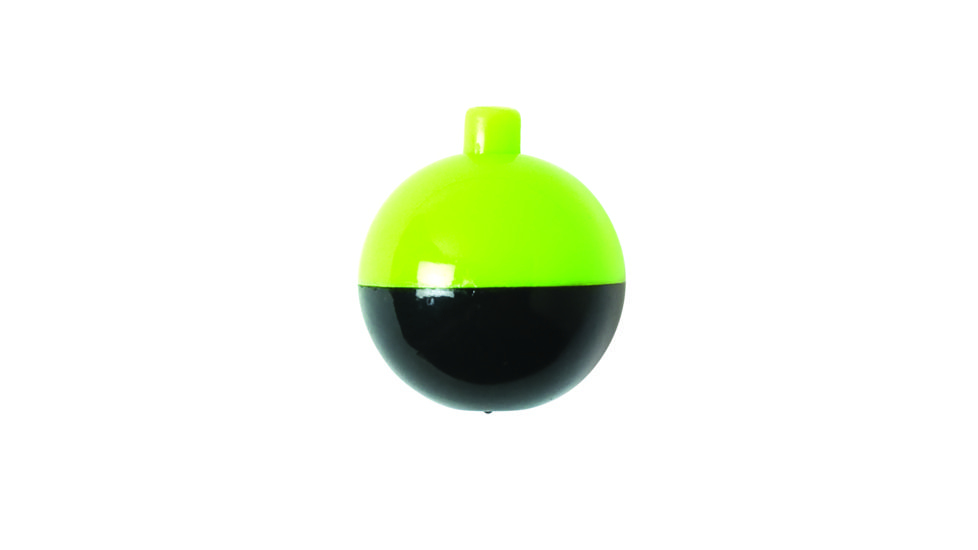 Eagle Claw Snap-On Floats,Green/Black,1 1/2in FSGB-112